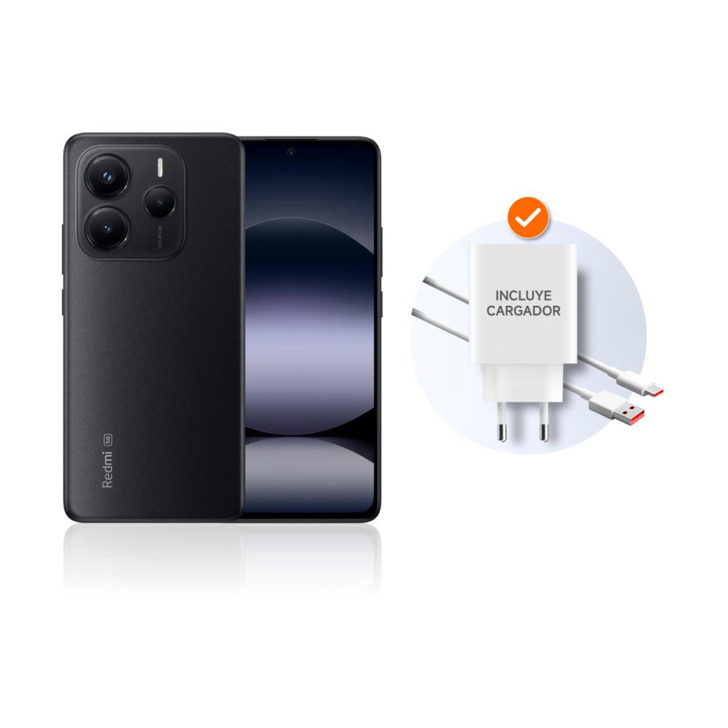 Smartphone Xiaomi Redmi Note 14 / 5G / 256 GB / Negro / Liberado image number 1.0