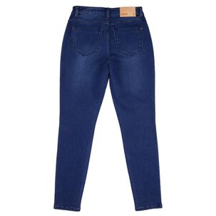 Jeans Tiro Alto Skinny Rolly Go