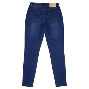 Jeans Tiro Alto Skinny Rolly Go