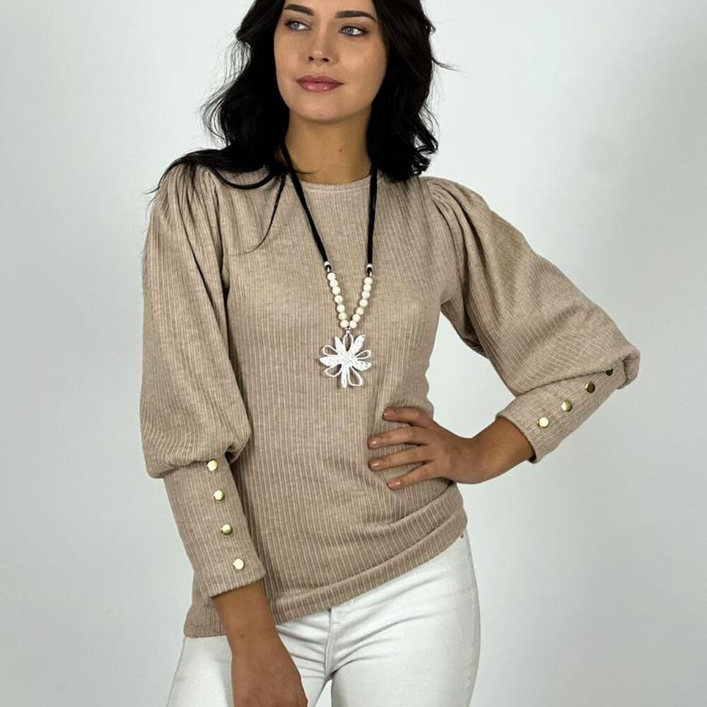 Polera Lanilla Manga Princesa image number 15.0