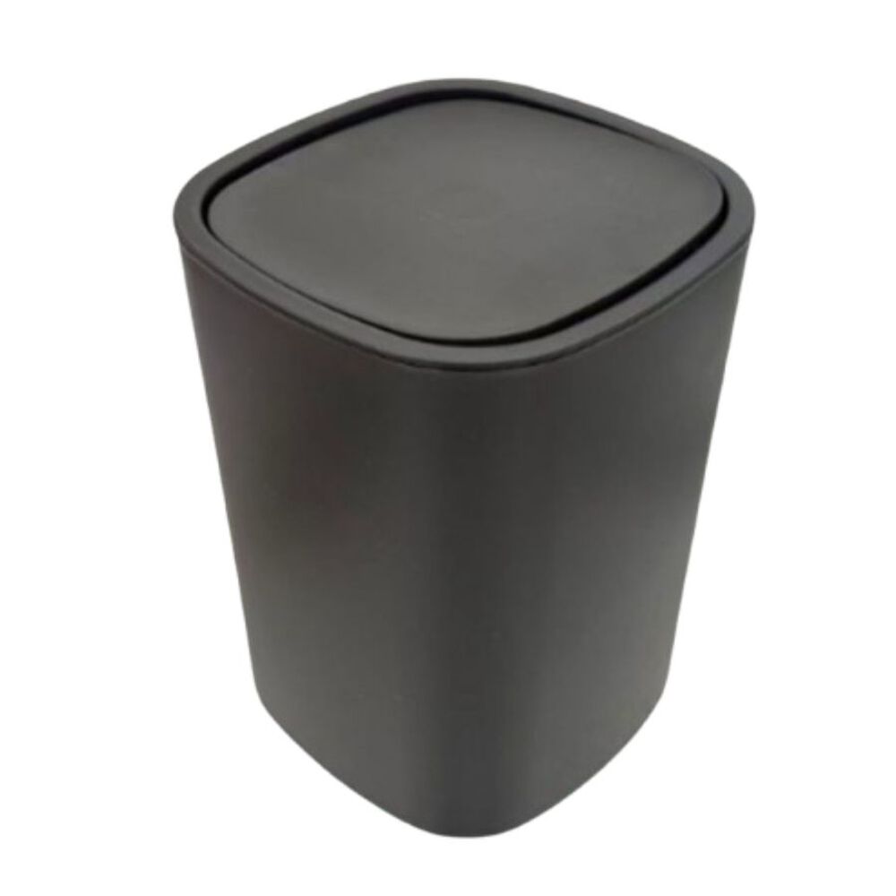 Cesto De Basura Negro 26x20 Cm image number 0.0