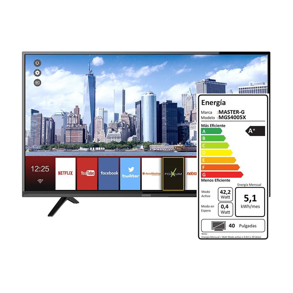 Led Master G Mgs4005X / 40" / Full Hd / Smart Tv image number 3.0