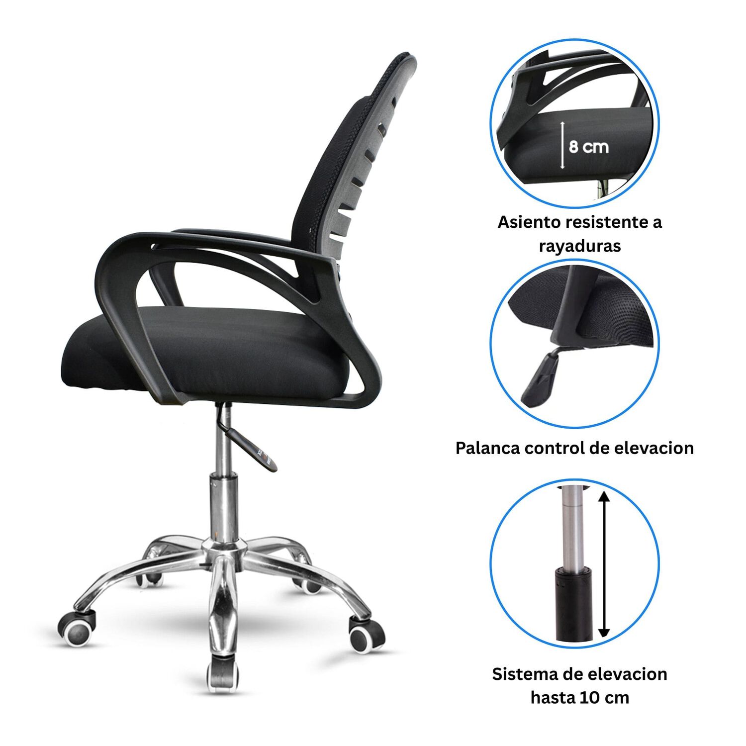 Silla Ejecutiva Ergon&oacute;mica Budapest - Dise&ntilde;o Moderno Y Comodidad Para Tu Oficina image number 0.0
