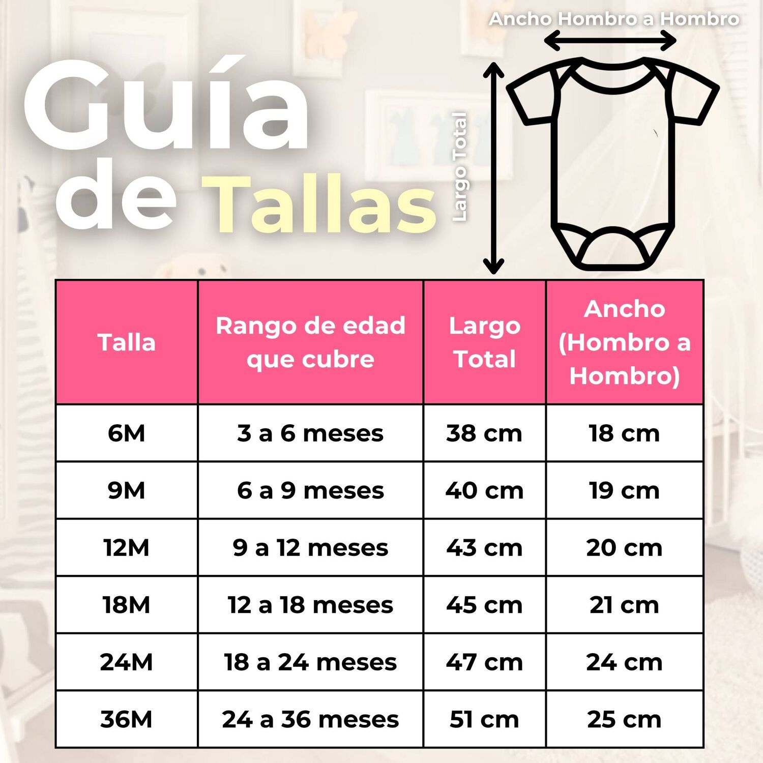 Pack 5 Bodys Ni&ntilde;a Manga Corta Tedmimak 100% Algod&oacute;n Princess Love image number 3.0