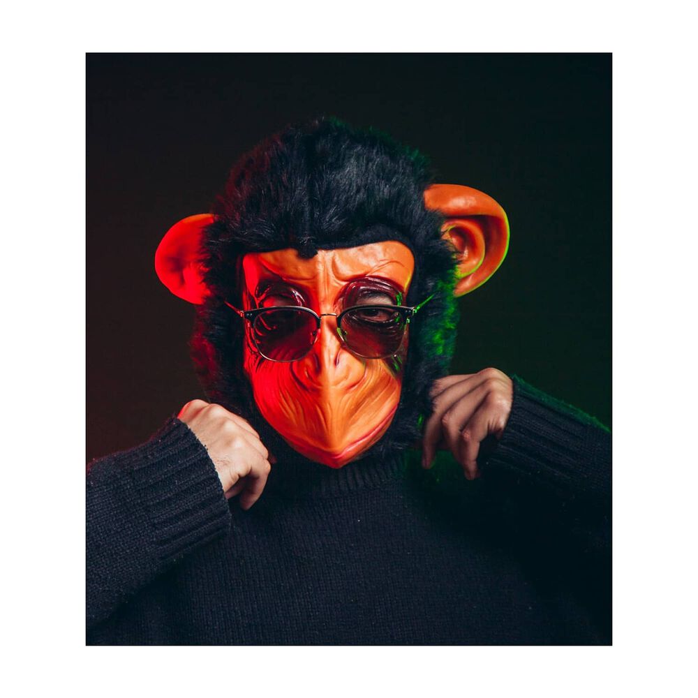 Mascara Mono Simio Animal Halloween image number 11.0