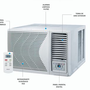 Aire Acondicionado Ventana Anwo 12.000 Btuh R32 Frio / Calor