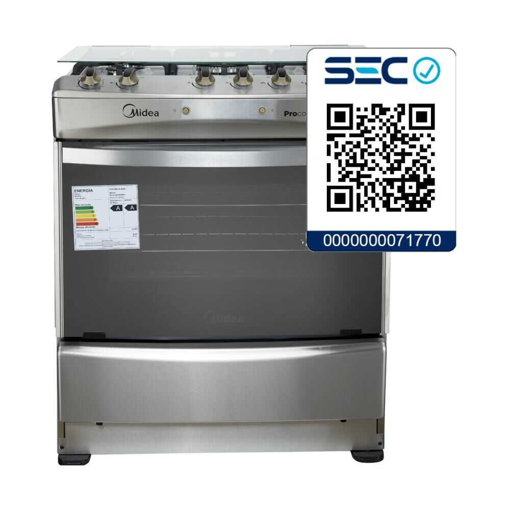 Cocina Midea Mcg-5Qi30Ame5 / 5 Quemadores image number 6.0