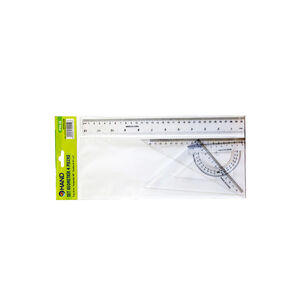 Set Geometr&iacute;a Regla 30cms + Transportador Y 2 Escuadras - Ps