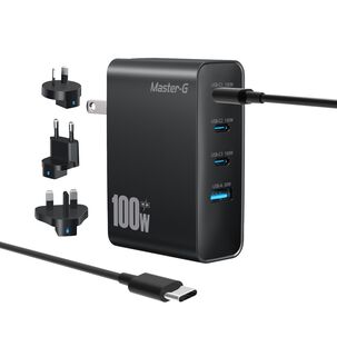 Cargador Port&aacute;til Universal 100w + Cable Usb-c Master-g