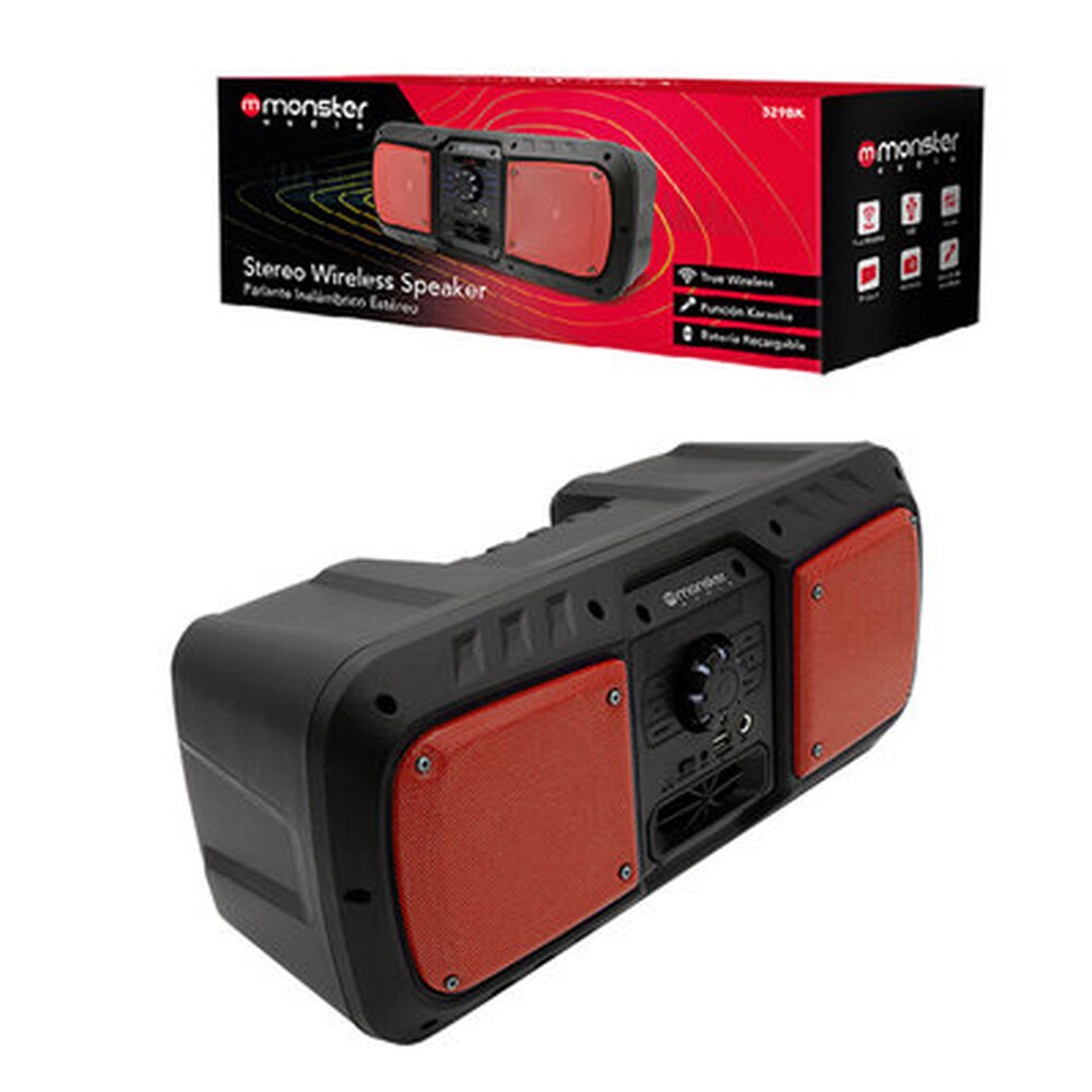 Parlante Monster 529bk Bluetooth Fm 5w Usb image number 1.0