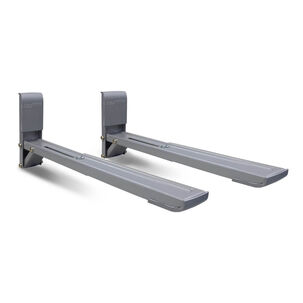 Soporte Para Horno Microondas Ajustable 30kg Plata Sbr3.7 Brasforma