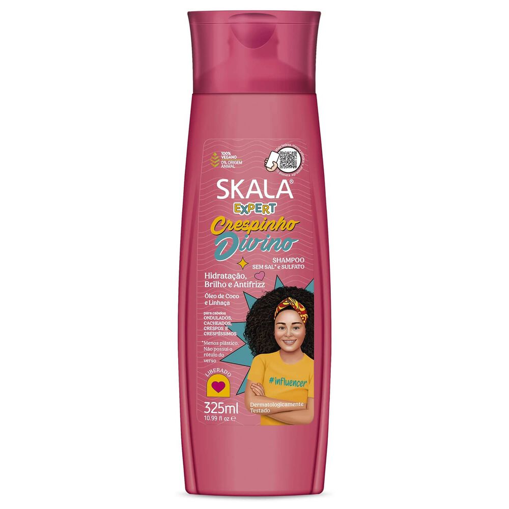 Kit Shampoo Y Acond Kids Crespinho Divino Skala Expert 650ml image number 3.0