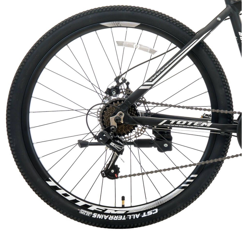 Bicicleta Totem Mtb Aro 26 Modelo Y660m Negro Gris image number 5.0