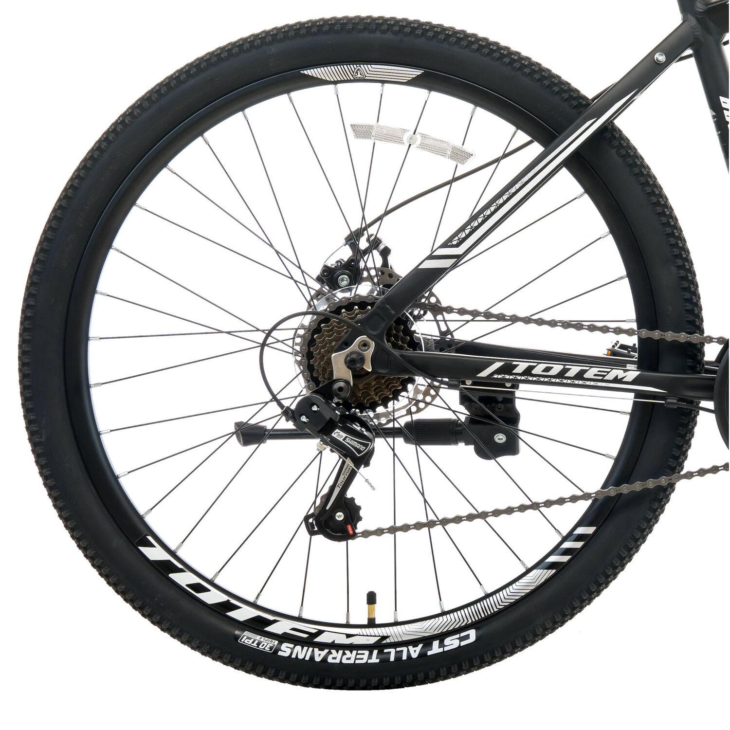 Bicicleta Totem Mtb Aro 26 Modelo Y660m Negro Gris image number 5.0
