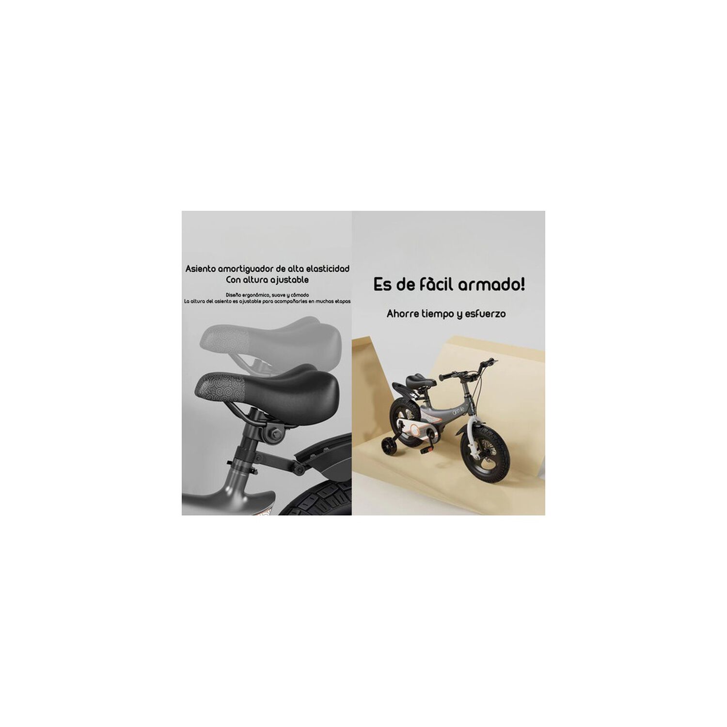 Bicicleta Infantil 2-5 A&ntilde;os Ni&ntilde;a Aro 12 Lubabycas Rosada image number 6.0