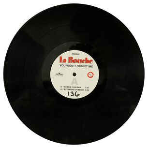 La Bouche - You Won't Forget Me (promo) | 12" Maxi Single Usado