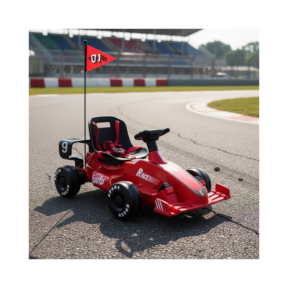 Auto El&eacute;ctrico F1 Schumi Ni&ntilde;os Ni&ntilde;as Infantil Rojo image number 1.0