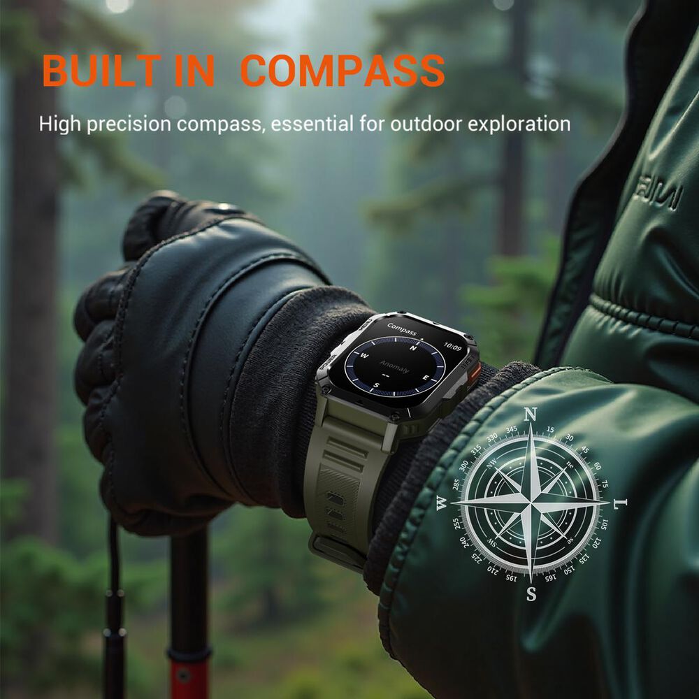 Blackview W70 Pro: Smartwatch Rugerizado, Batería 20 Días image number 7.0