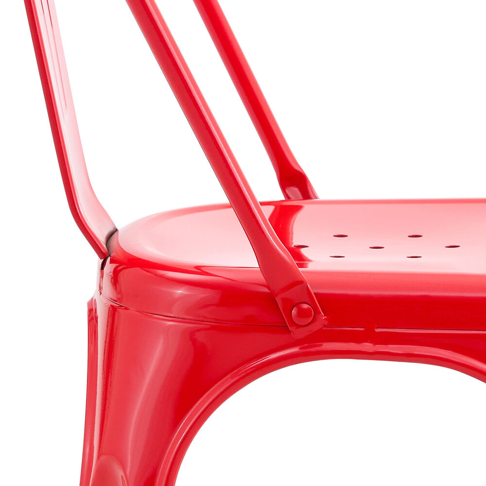 Pack De 4 Silla Metal Tolix Rojo image number 6.0