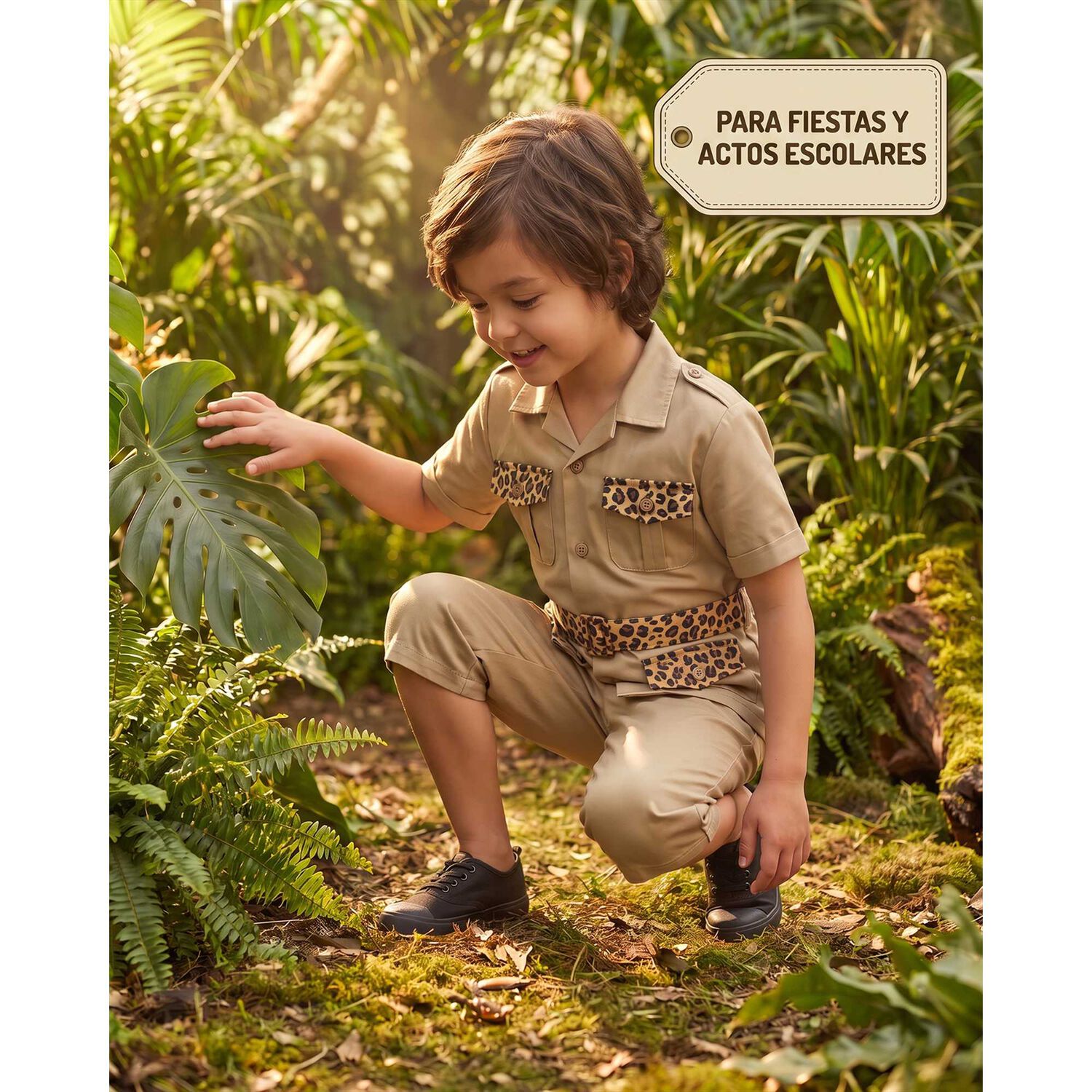 Disfraz Infantil Explorador Jungla Biologo image number 5.0