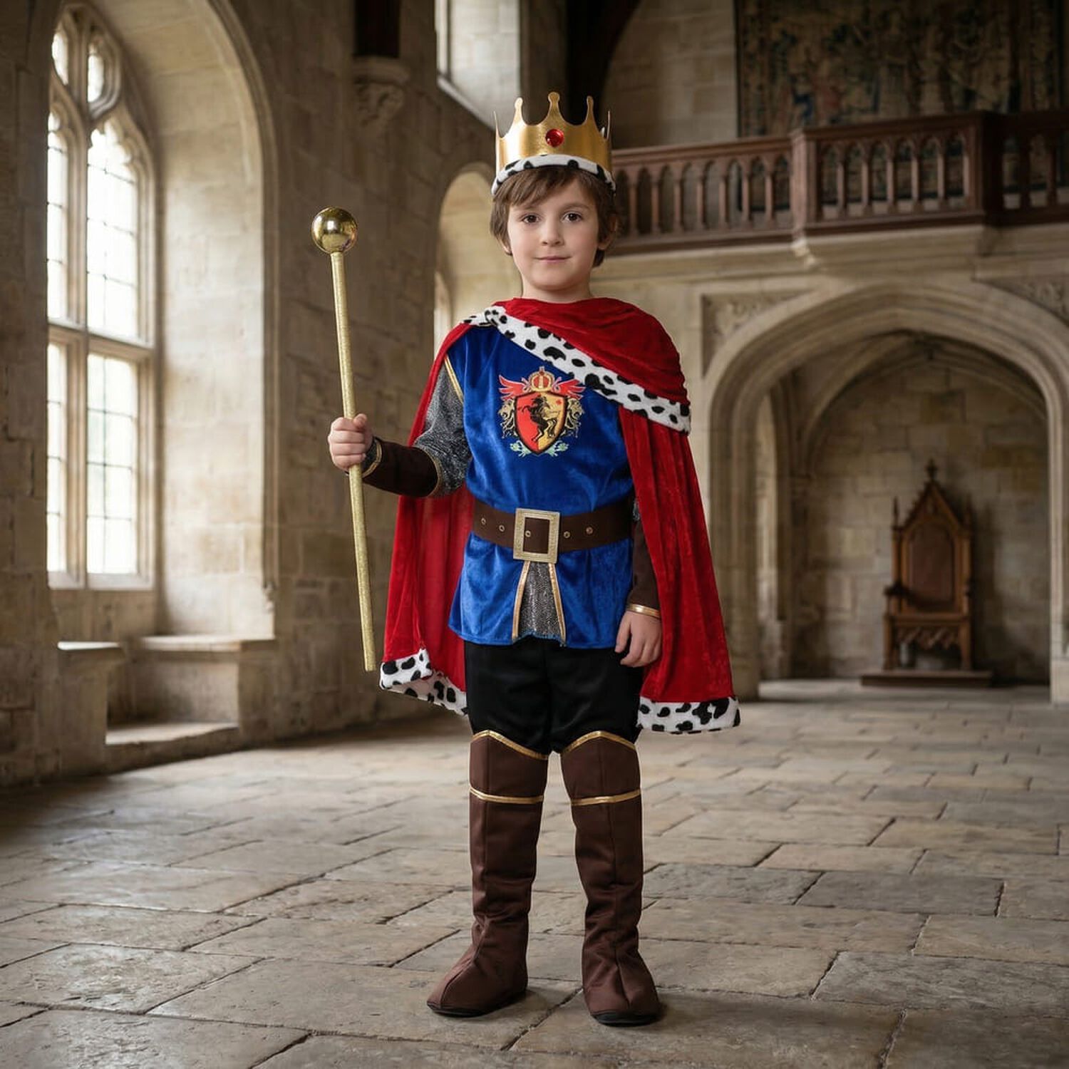 Disfraz Rey Medieval Infantil image number 0.0