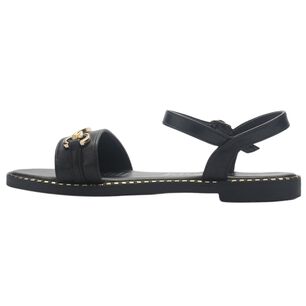 Sandalia Mujer Casual Negro Chalada Buckel-2
