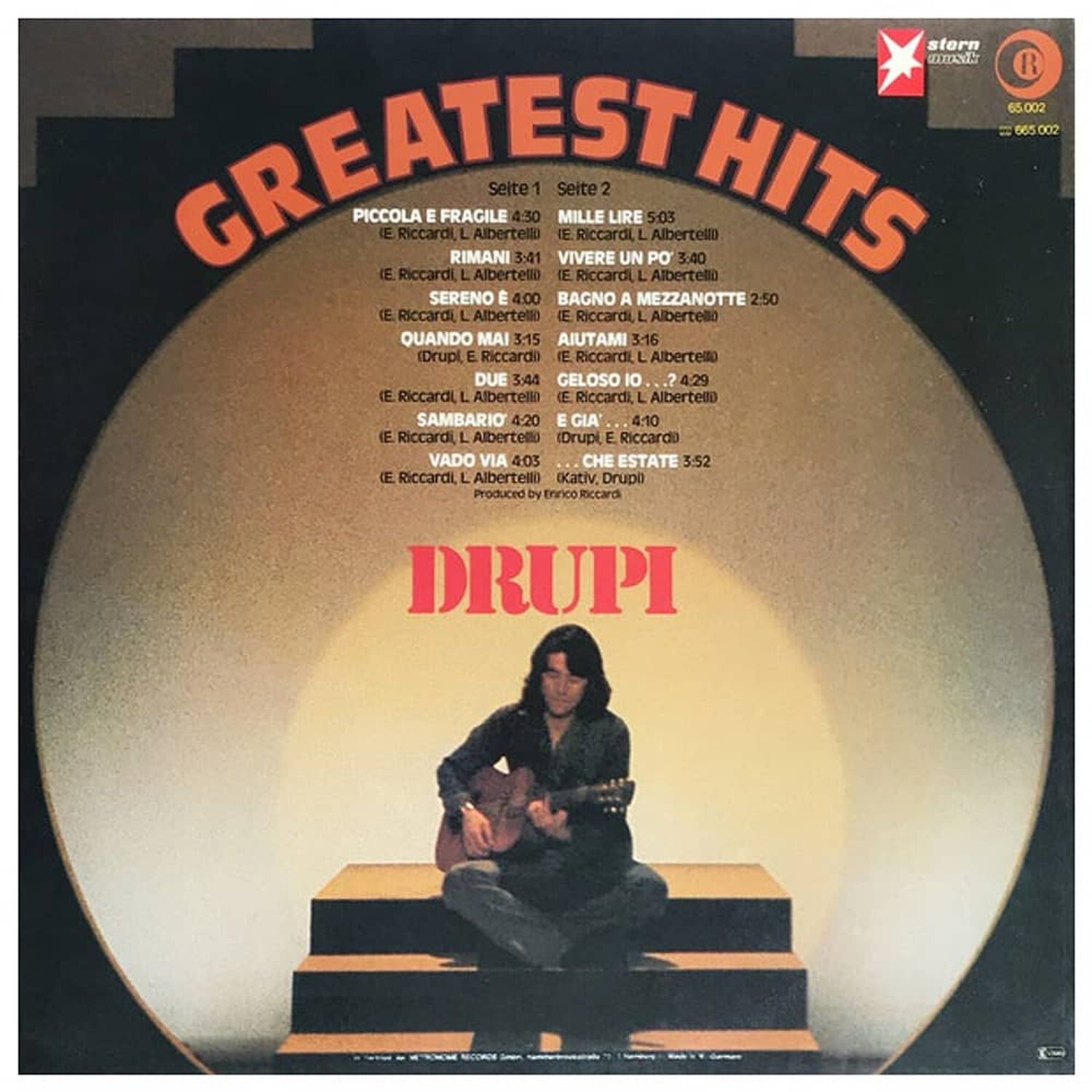 Drupi - Greatest Hits | Vinilo Usado image number 1.0