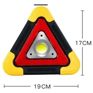Linterna Emergencia Triangular Led Intermitente Portatil Obs