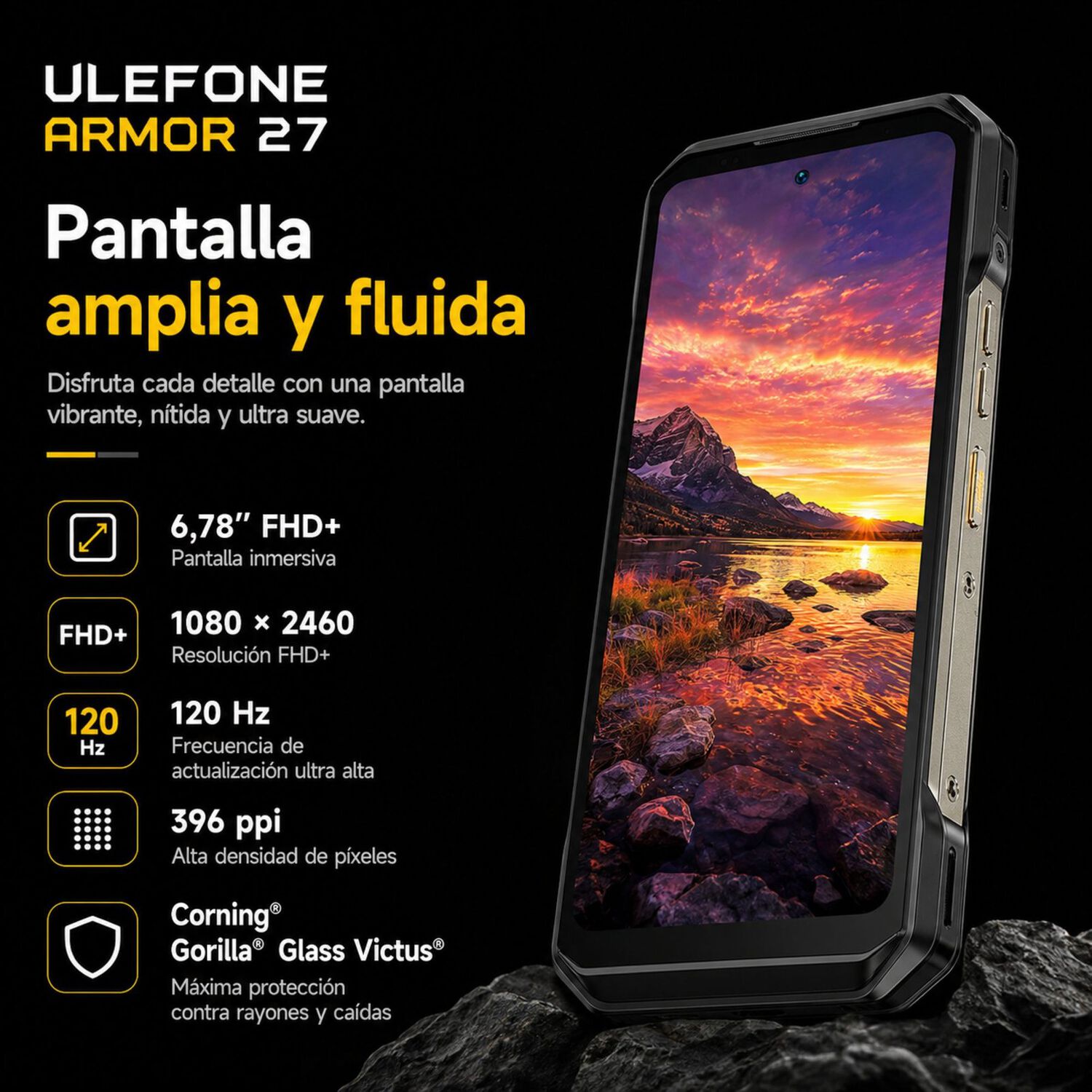 Ulefone Armor 27 Celular Rugged 24gb 256gb 10600mah image number 7.0
