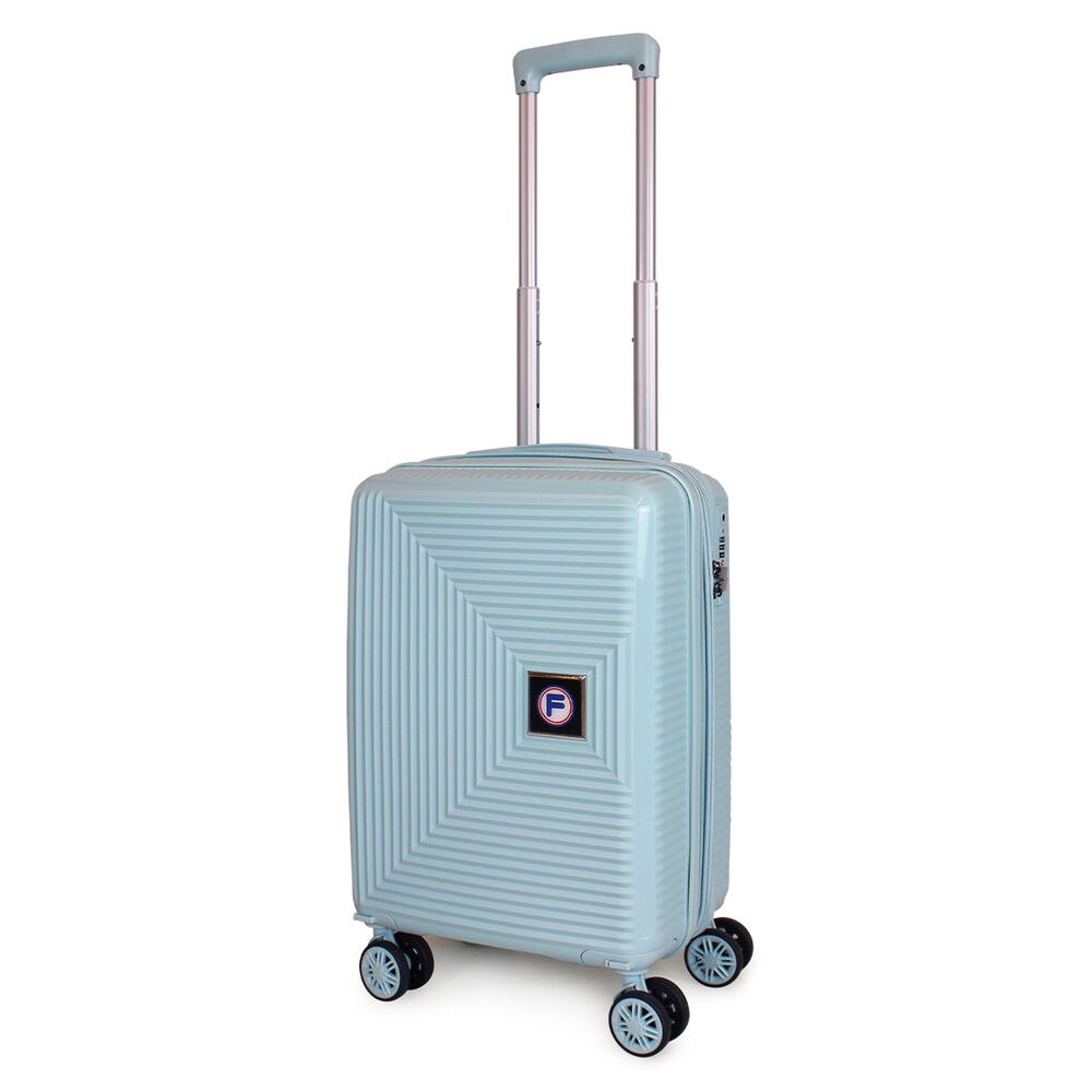 Maleta Cabina Con Ruedas Extraibles Lovers Celeste F La Maleta De Chile image number 6.0