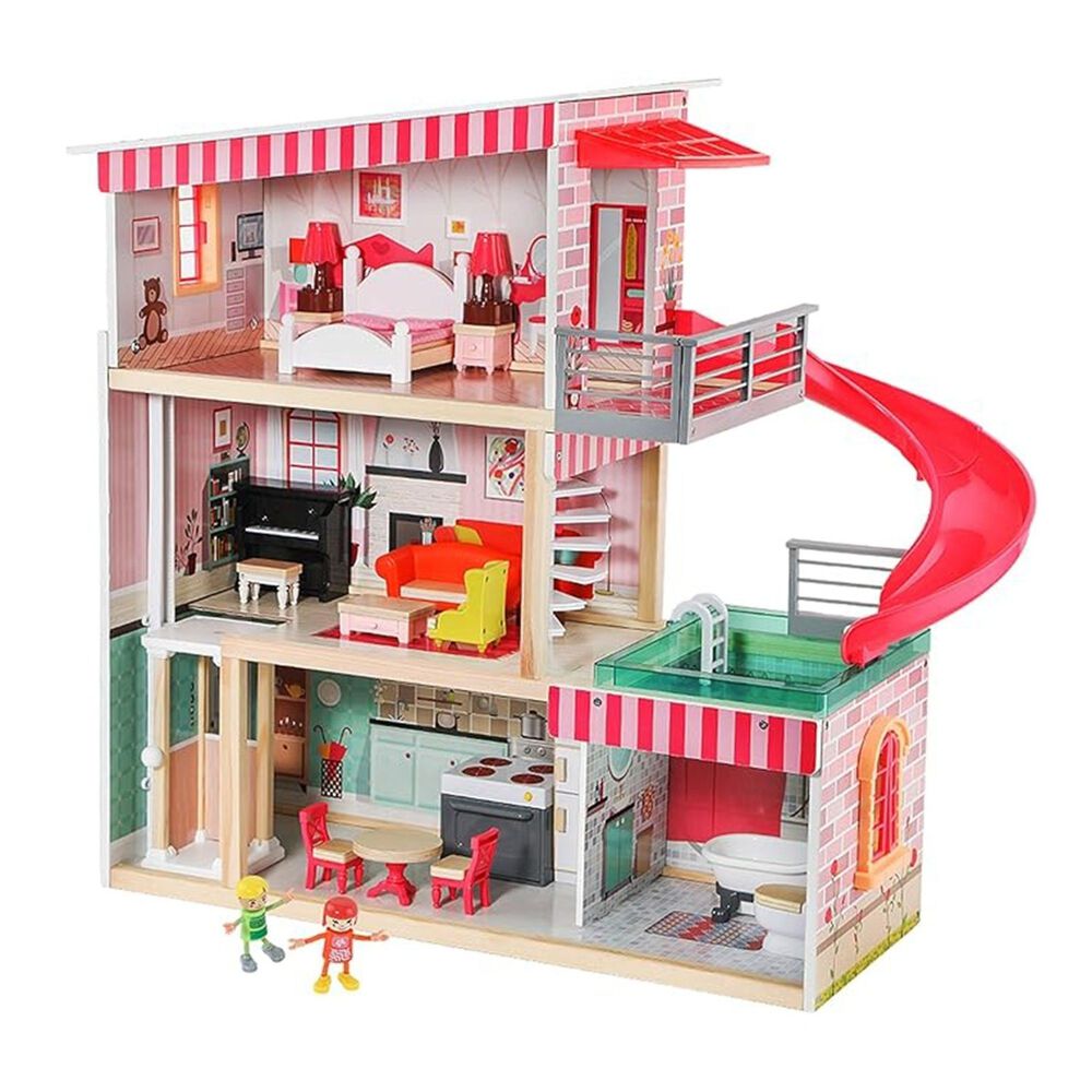 Casa De Mu&ntilde;ecas + Muebles Madera Montessori Bella image number 0.0