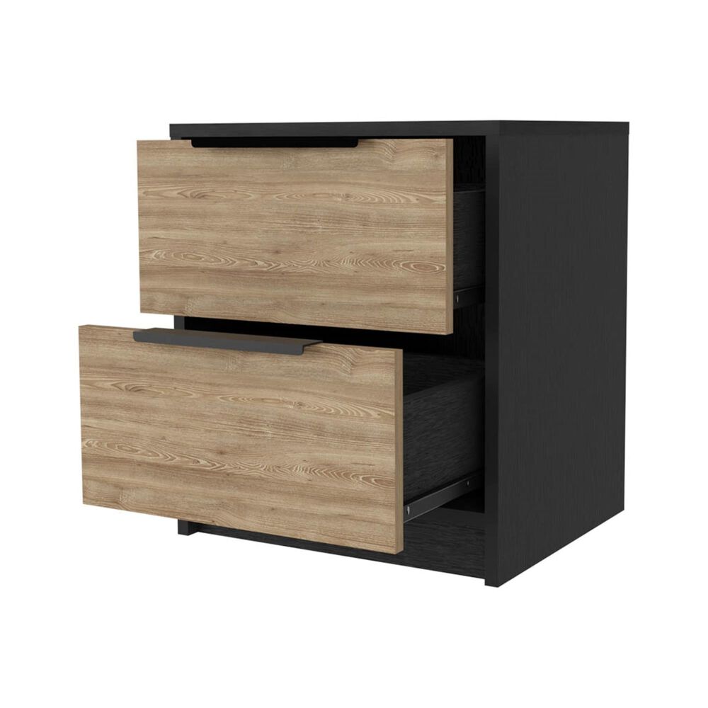 Velador 2 Cajones Fm-001n - Negro image number 3.0