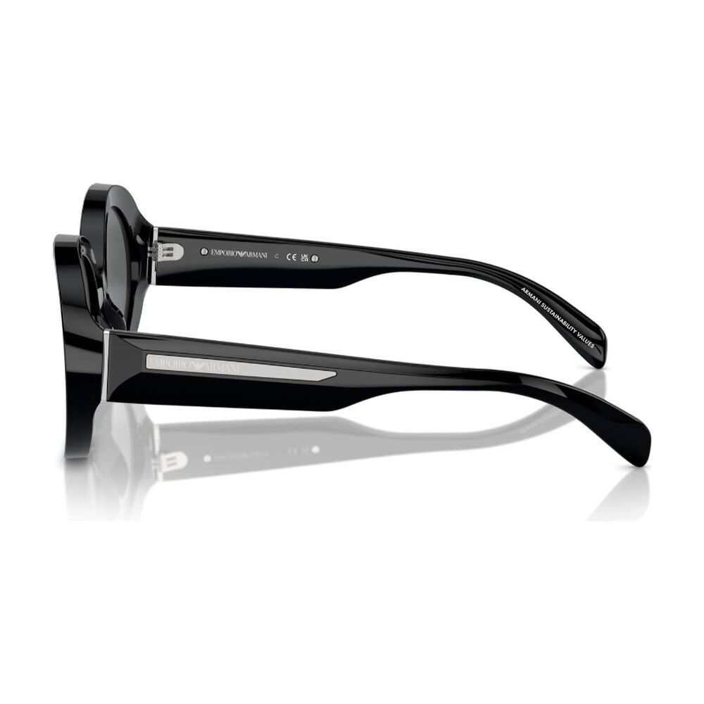 Lentes De Sol Negro Pulido Sustentable Emporio Armani image number 2.0