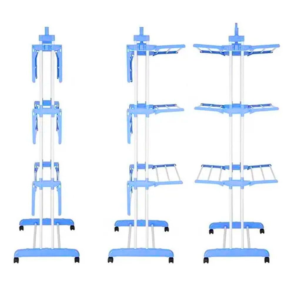 Tendedero Ropa Perchero Plegable Colgador De 3 Niveles image number 1.0