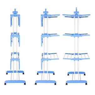 Tendedero Ropa Perchero Plegable Colgador De 3 Niveles