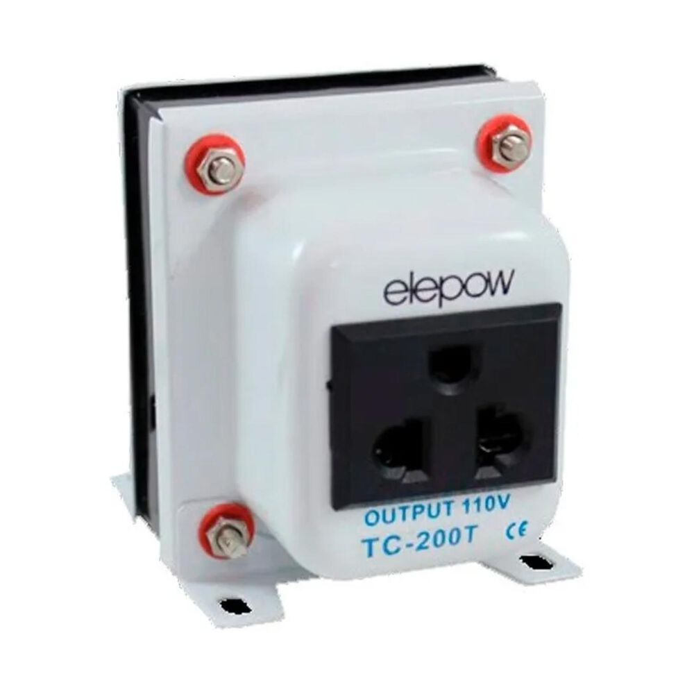 Transformador De Electricidad 100w 220v A 110v Blanco image number 1.0