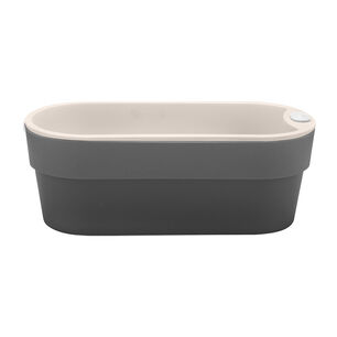 Macetero Huerta Auto Riego Gris 29 X 11 Cm