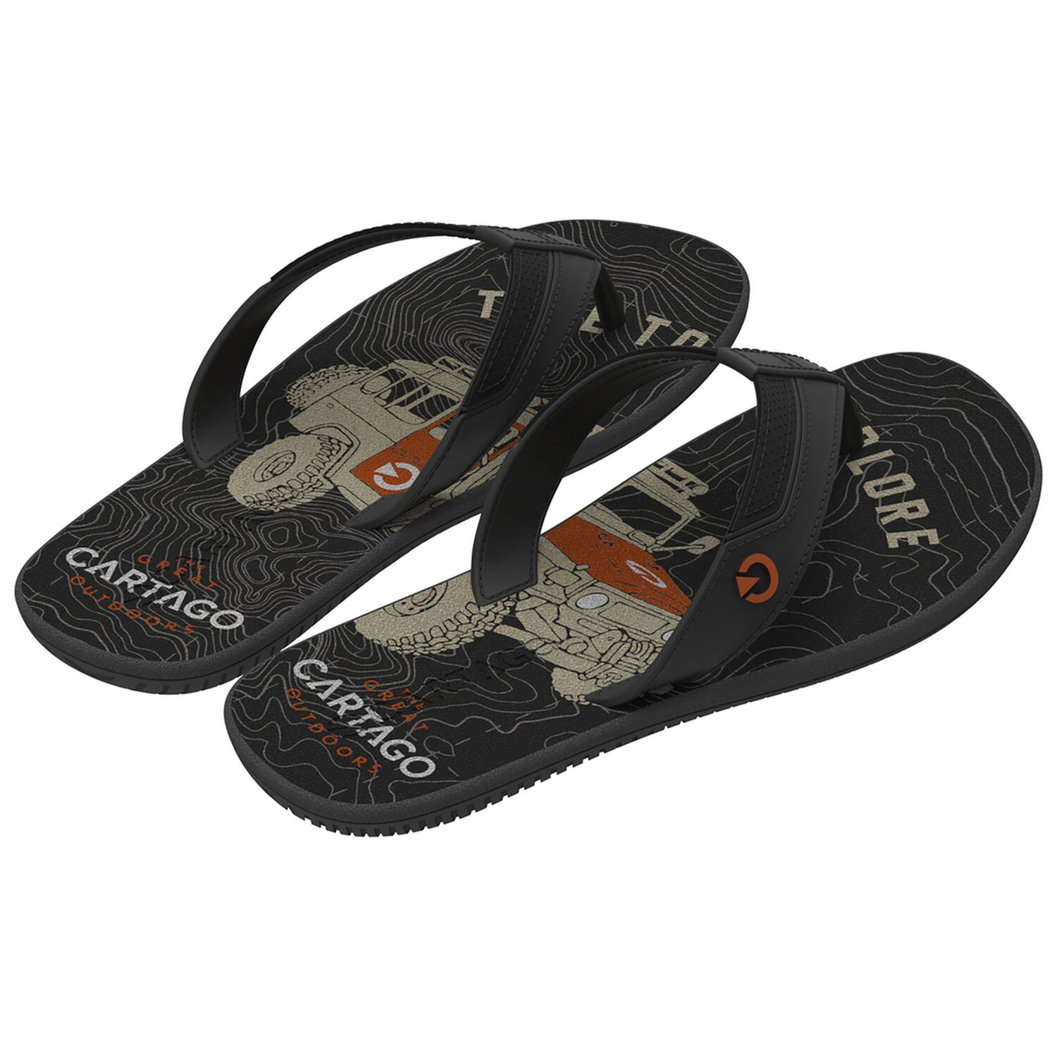 Sandalia Hombre Negro/gris Dakar Cartago image number 3.0