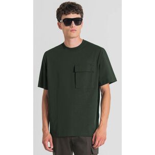 Polera Oversize Manga Corta Cuello Redondo Hombre Hummer
