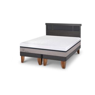 Cama Europea Cic Balance / 2 Plazas / Base Dividida + Respaldo