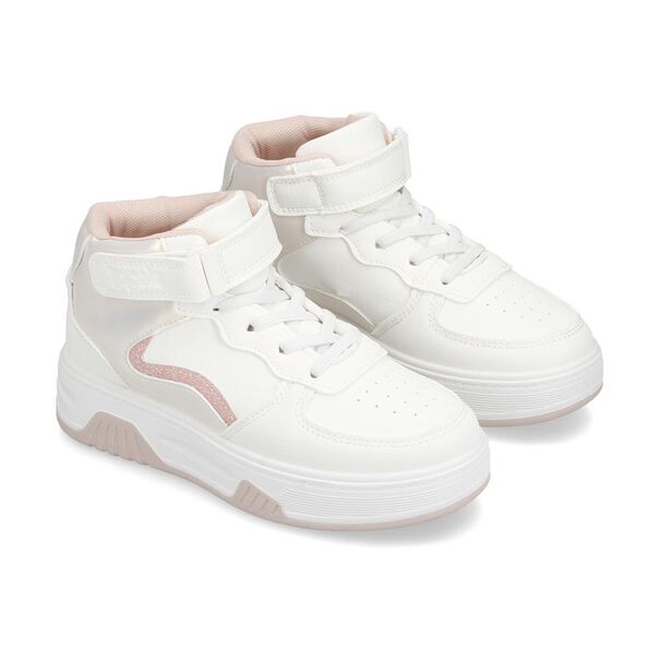 Zapatilla Infantil Ni&ntilde;a Topsis White