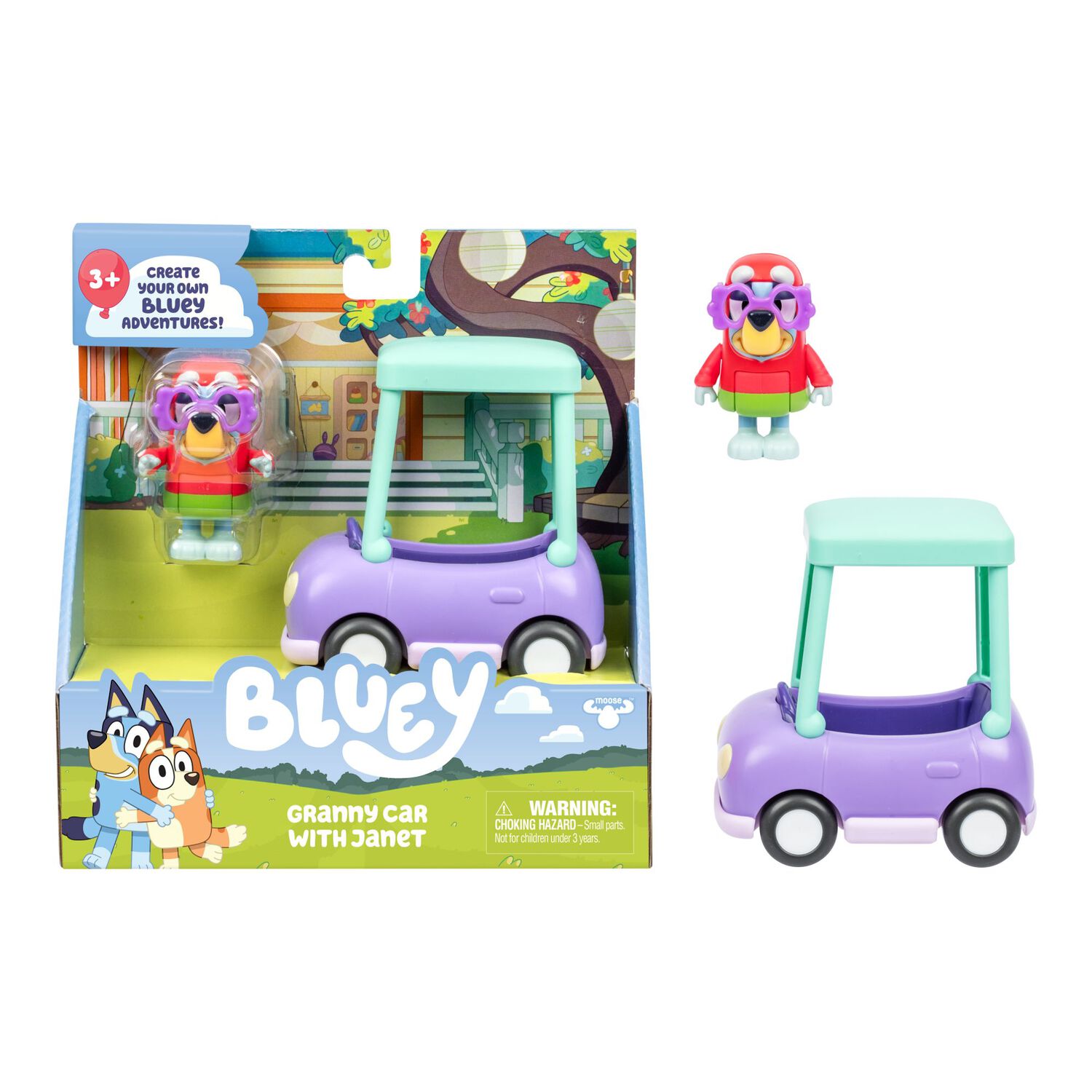 Set Figura Bluey Y Su Auto image number 2.0