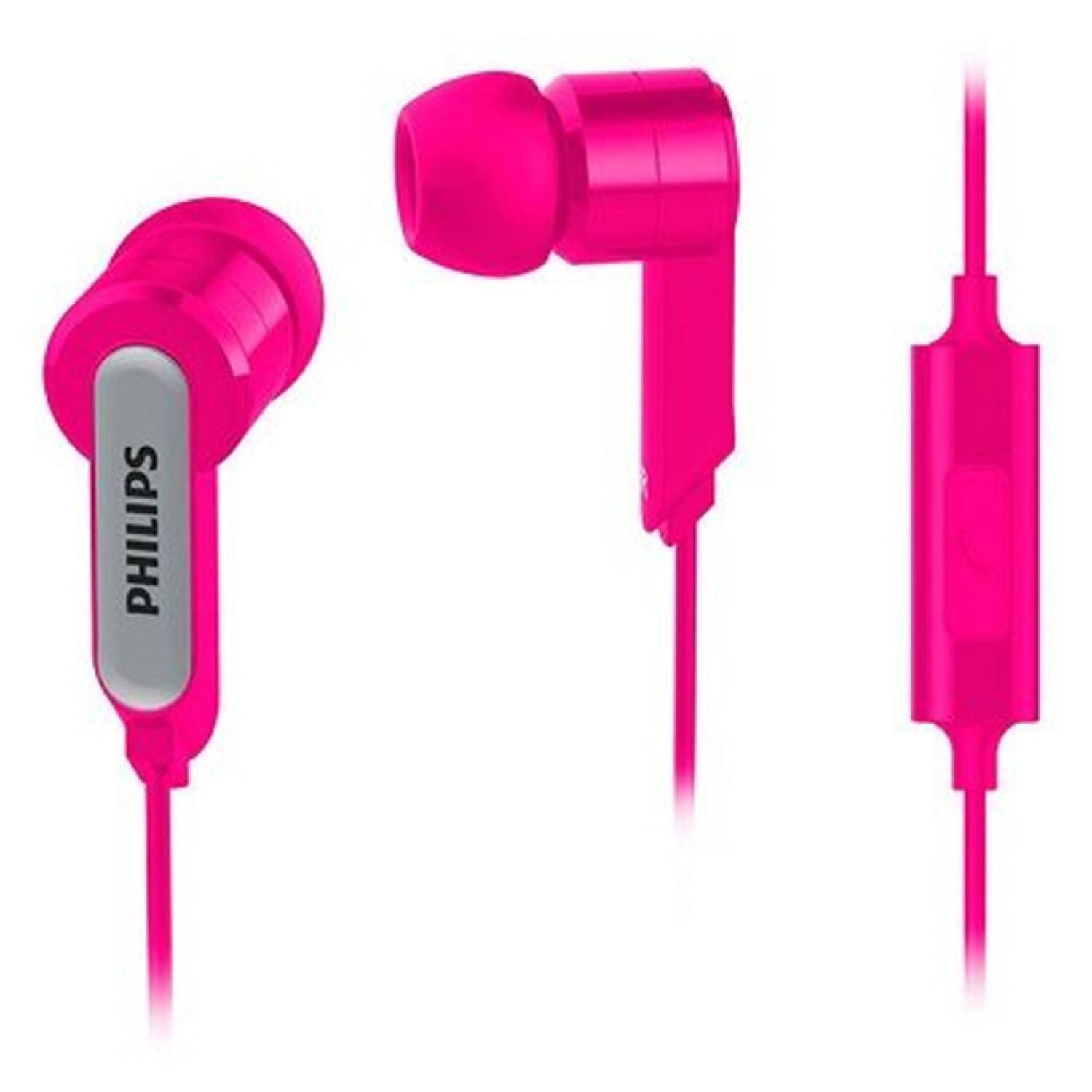 Audifonos Manos Libres Jack 3.5 Rosado She1405 image number 1.0