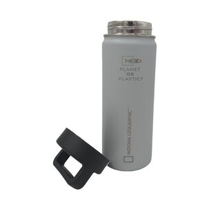 Botella Met&aacute;lica National Geographic 500ml Gris