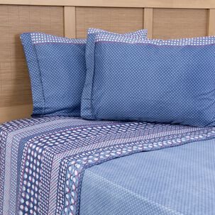 Sabana Estampada Plumetti 2 P Oak