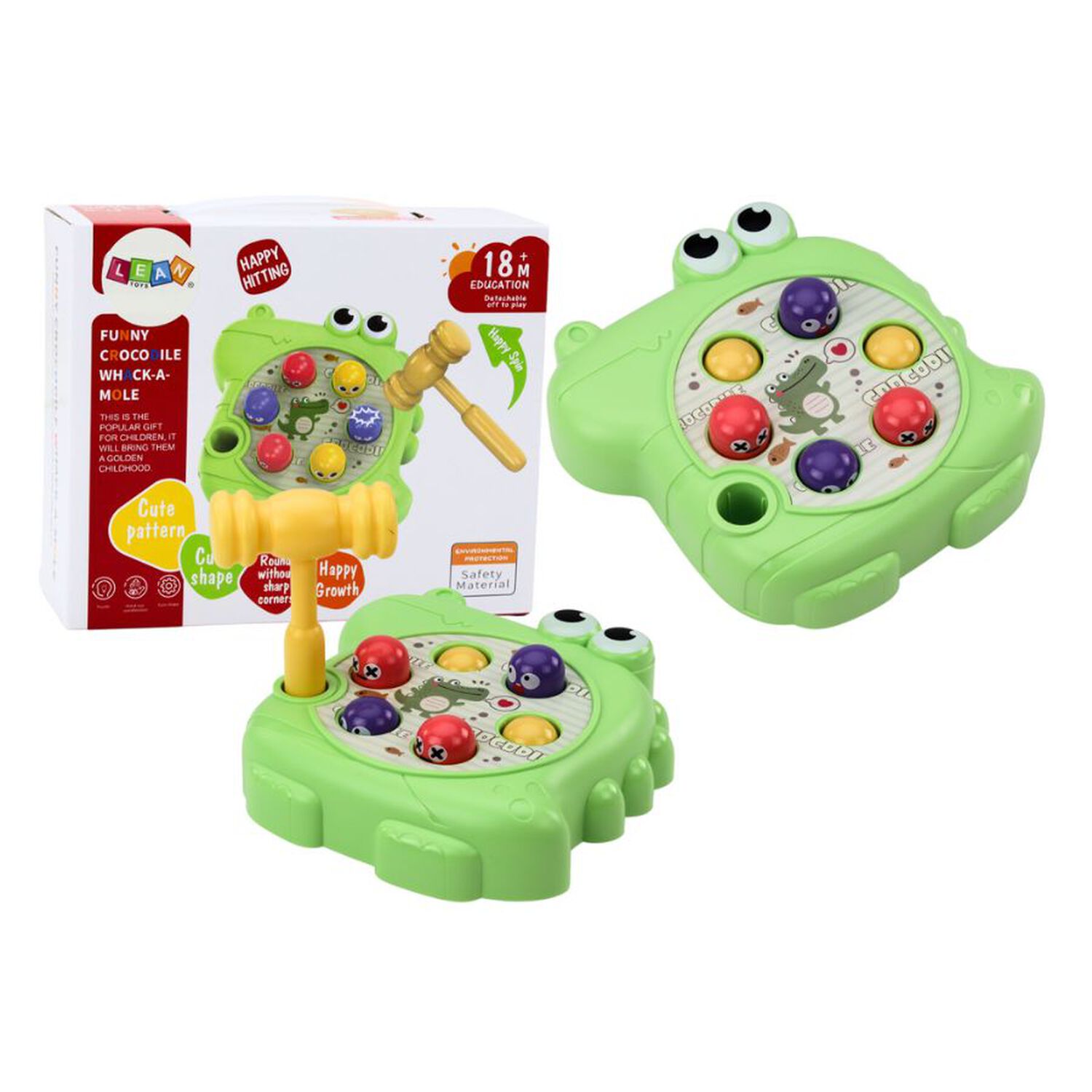 Juego Cocodrilo De Coordinacion Didactico Martillo Montessori image number 4.0