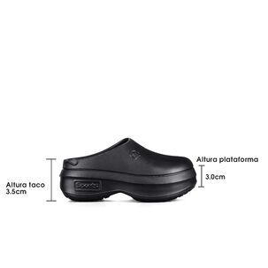 Zueco Casual Confort Plataforma Mujer Weide Gh150