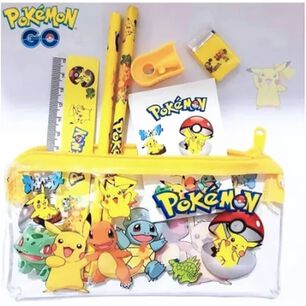 Estuche Con Accesorios De Pikachu