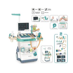 Juguete Kit Medico Mesa Con 26 Accesorios Multifuncional Infantil