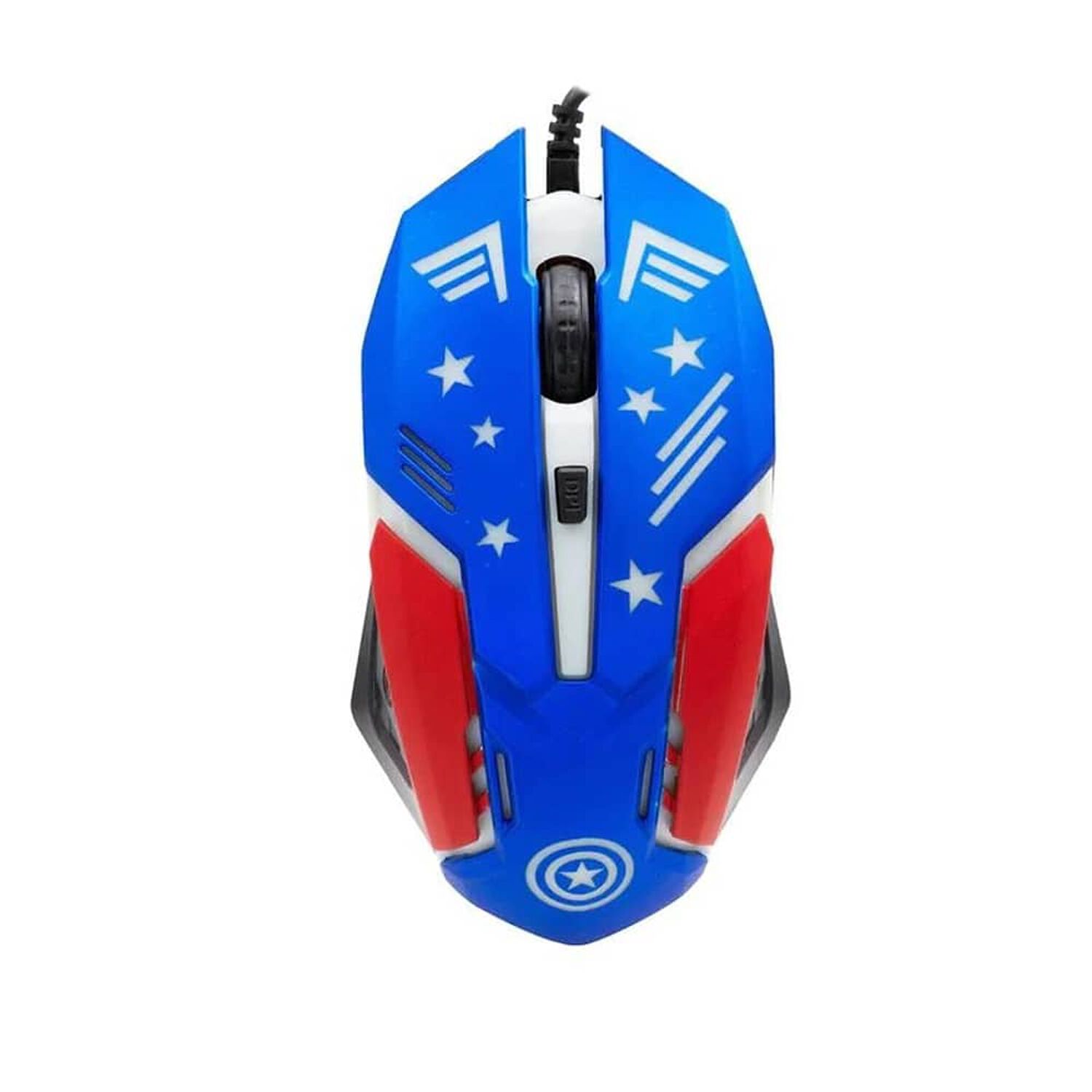 Kit Combo Teclado Mouse Aud&iacute;fono Gamer Marvel Capit&aacute;n America image number 3.0